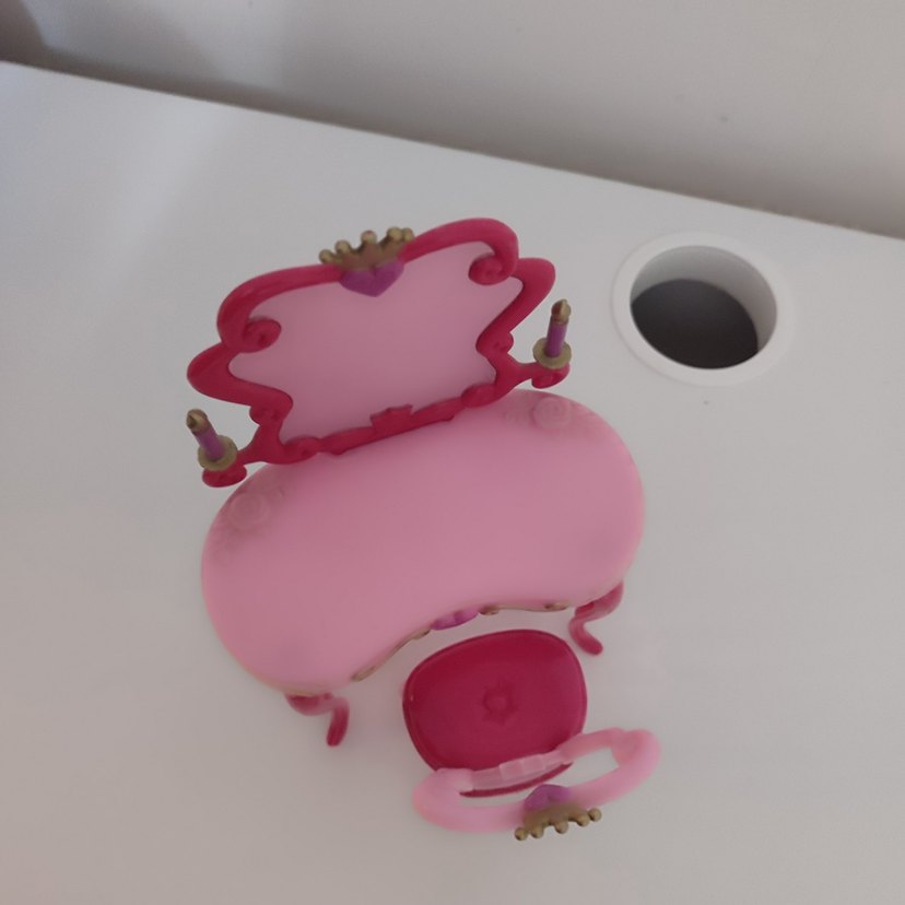 Pembe Çocuk Şifonyer ve Aynalı Masa - Görsel 4