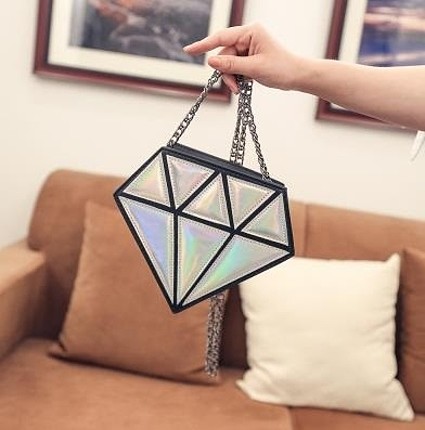 Hologramlı Elmas Çanta