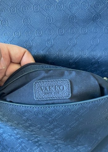 Vakko Mavi Süet Tokalı Kadın Çanta - Görsel 3