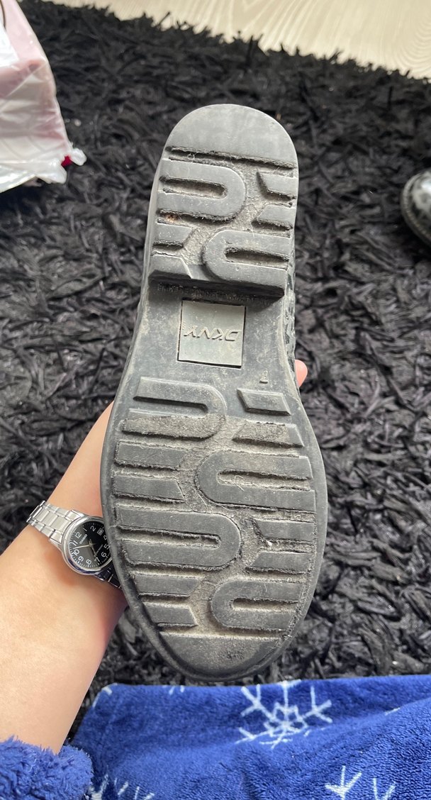 Gri Desenli Topuklu Yağmur Çizmesi - Görsel 3