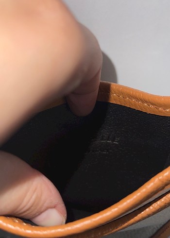 Bej Deri Kadın Çapraz Çanta - Görsel 4