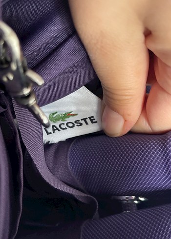 Mor Deri Kadın Çanta - Minimalist ve Kemer Detaylı - Görsel 5