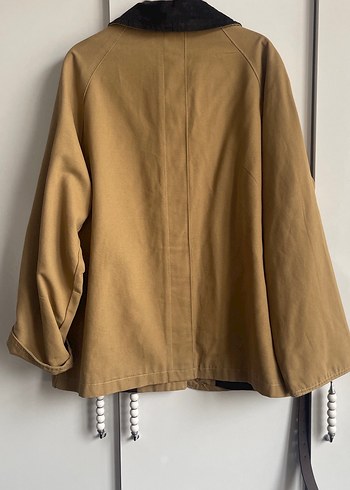 Düğmeli Bej Kadın Ceket - Görsel 4