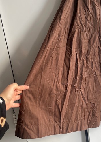 Drapeli Kahverengi Manuka etek - Görsel 2