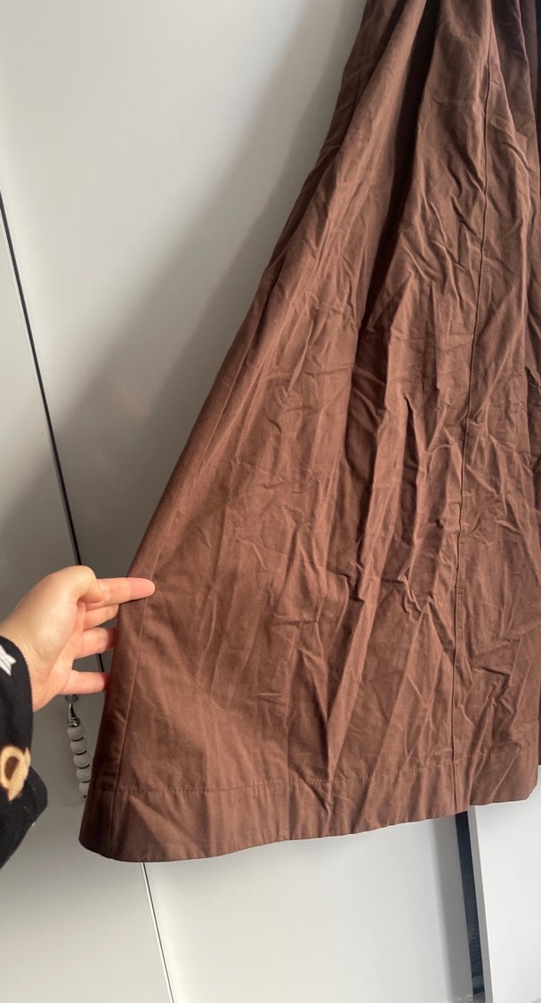 Drapeli Kahverengi Manuka etek - Görsel 2