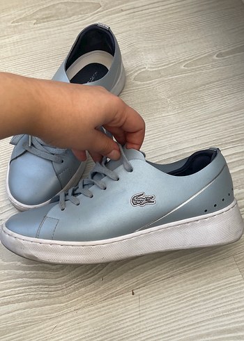 Kadın Mavi Lacoste Bağcıklı Spor Ayakkabı - Görsel 3