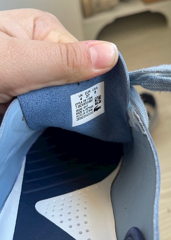 Kadın Mavi Lacoste Bağcıklı Spor Ayakkabı - Görsel 4