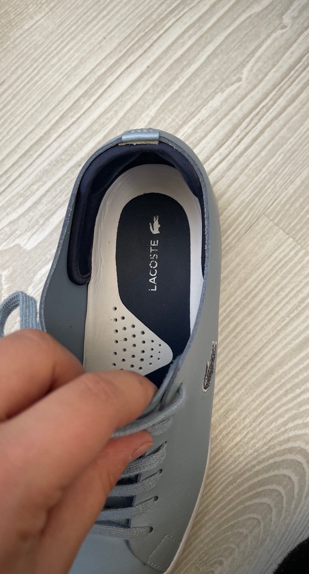 Kadın Mavi Lacoste Bağcıklı Spor Ayakkabı - Görsel 2