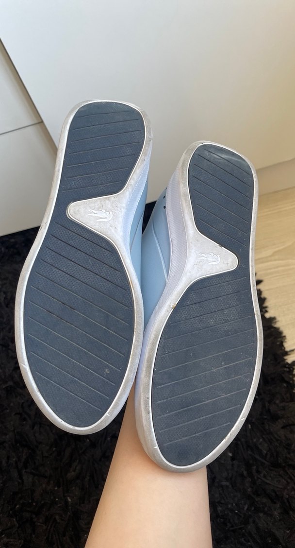 Kadın Mavi Lacoste Bağcıklı Spor Ayakkabı - Görsel 5