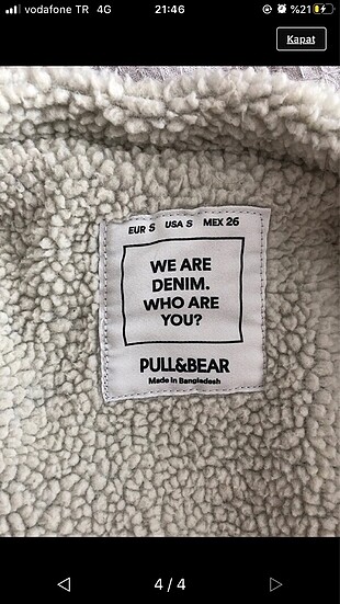 Pull and Bear pull and bear ceket