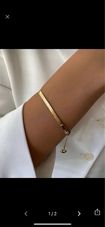 İtalyan bileklik gold