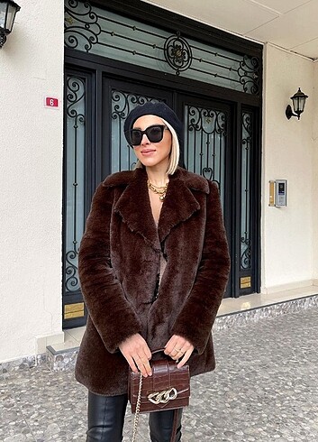 xs Beden kahverengi Renk Zara pelus