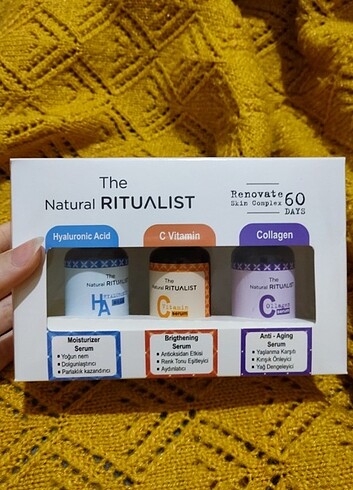 The Natural Ritualist 3'lü serum