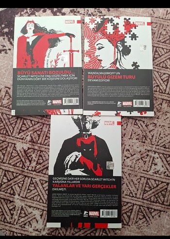 Beden Renk Uncanny Inhumans // Scarlet witch setleri 7 cilt toplamda