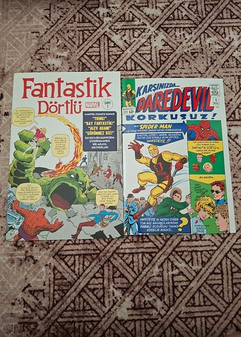 Fantastik Dörtlü ve Daredevil Korkusuz Çizgi roman