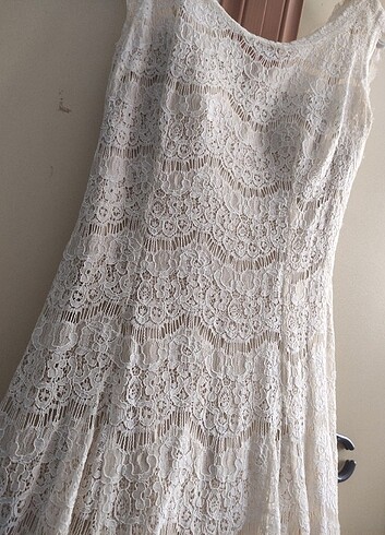 Dantelli elbise  - Görsel 3