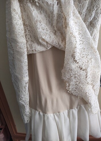 Dantelli elbise  - Görsel 4