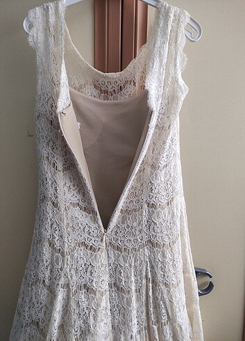 Dantelli elbise  - Görsel 8
