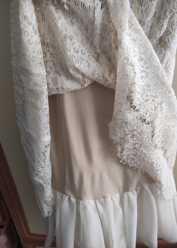 Dantelli elbise  - Görsel 4