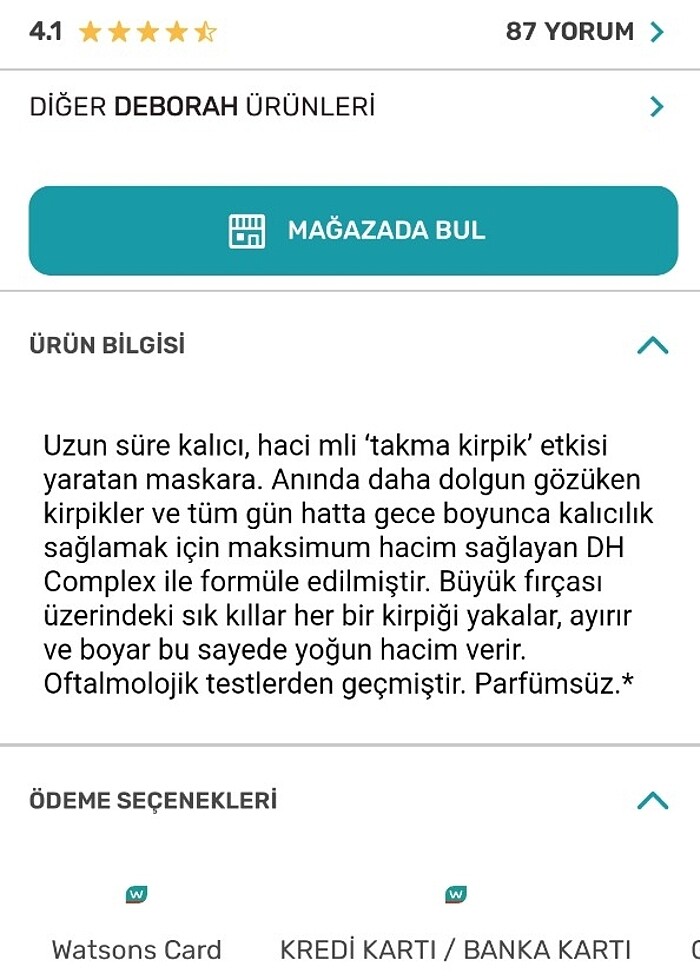 Deborah maskara - Görsel 3