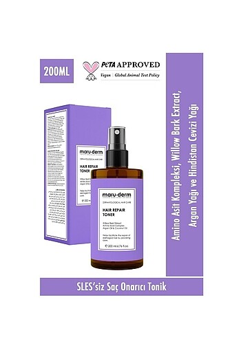 Maruderm onarıcı saç toniği - Görsel 3