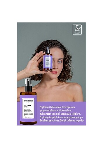 Maruderm onarıcı saç toniği - Görsel 4