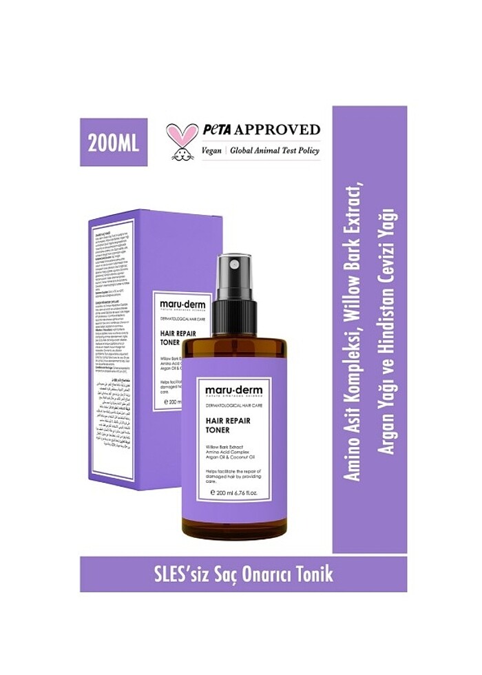 Maruderm onarıcı saç toniği - Görsel 3