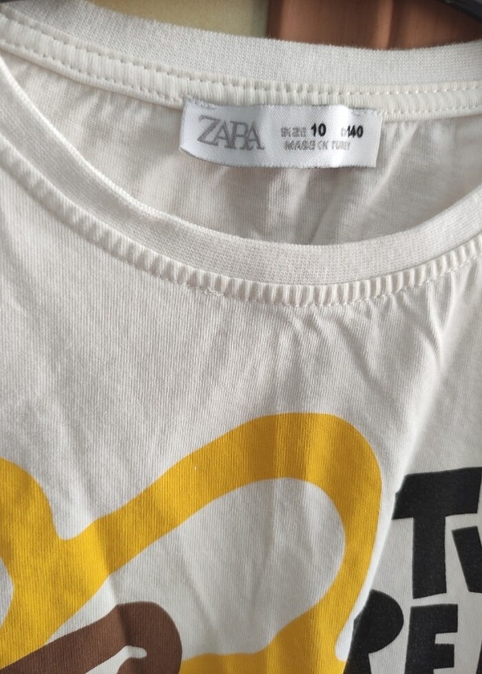 Yazılı desenli tişört  - Görsel 3