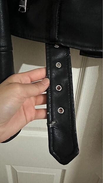 m Beden siyah Renk Pull bear deri ceket