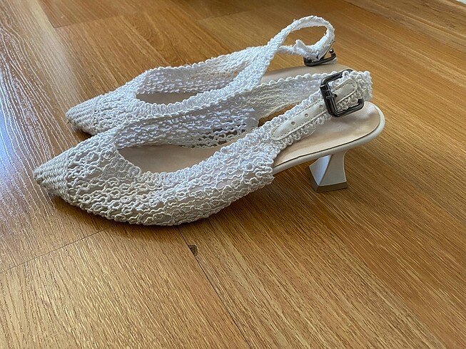 40 Beden beyaz Renk Kadın Topuklu Ayakkabı