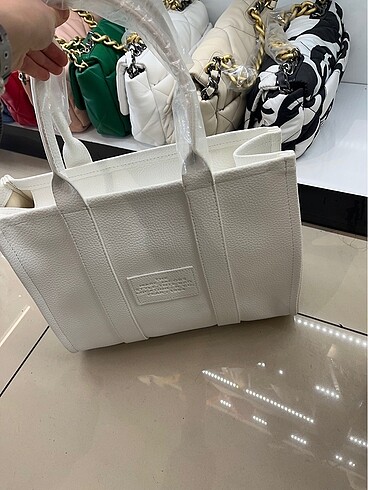 Beden beyaz Renk Tote bag çanta