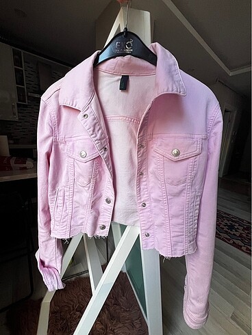 Crop ceket