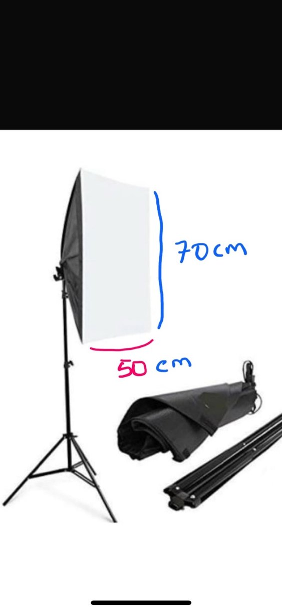 Ayarlanabilir Siyah Fotoğraf Işığı ve Tripot - Görsel 2