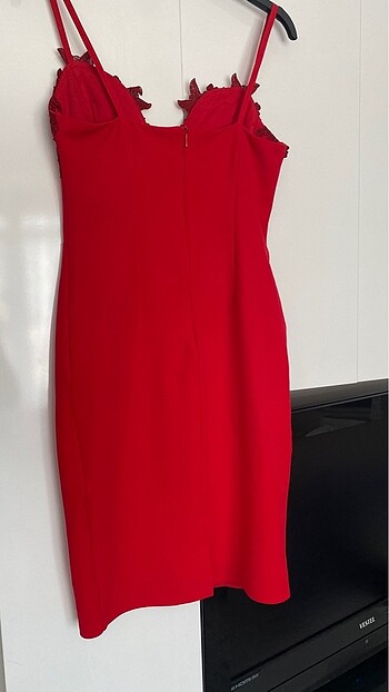 Kırmızı abiye - Görsel 3