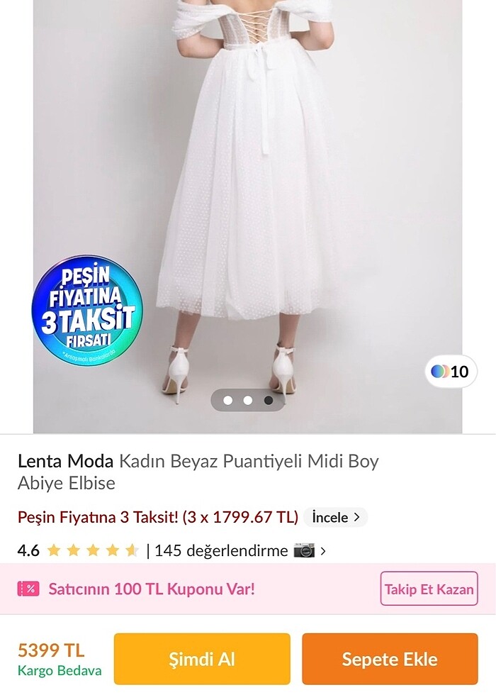 Nikah elbisesi/gelinlik - Görsel 3