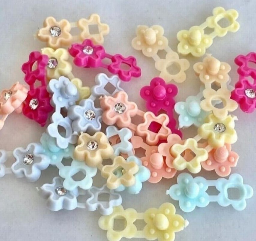 Boncuklu Çok Renkli Örgü Saç Aksesuarı - Görsel 2