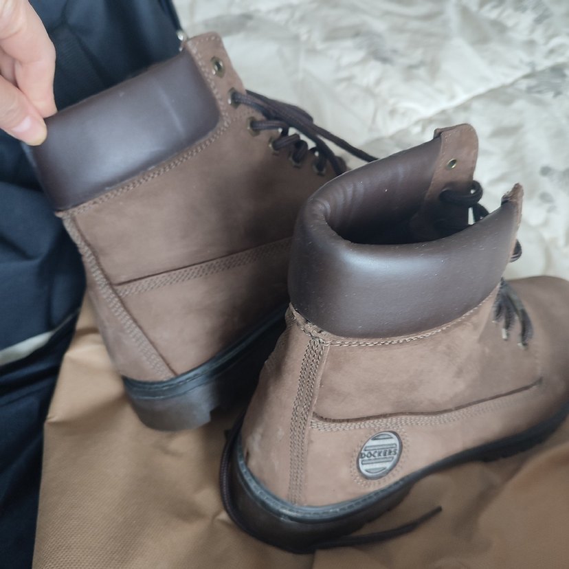 Kahverengi Süet erkek Topuklu Bot - Görsel 5