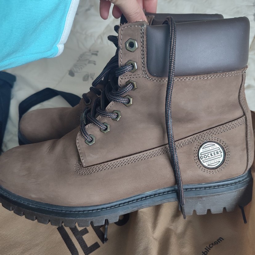 Kahverengi Süet erkek Topuklu Bot - Görsel 3