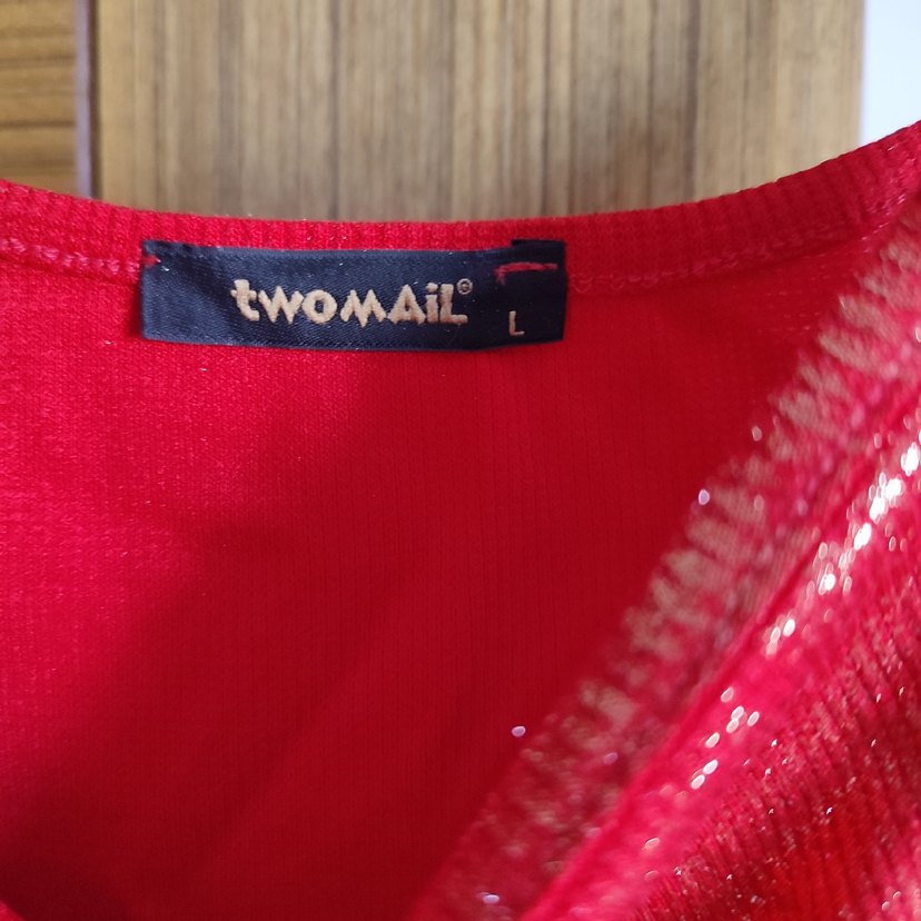 Kırmızı Parlak büstiyer - Görsel 3