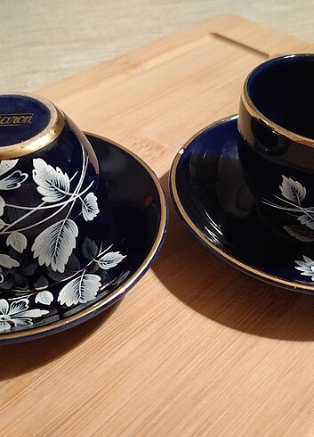 Antika 2li kahve fincanı - Görsel 4