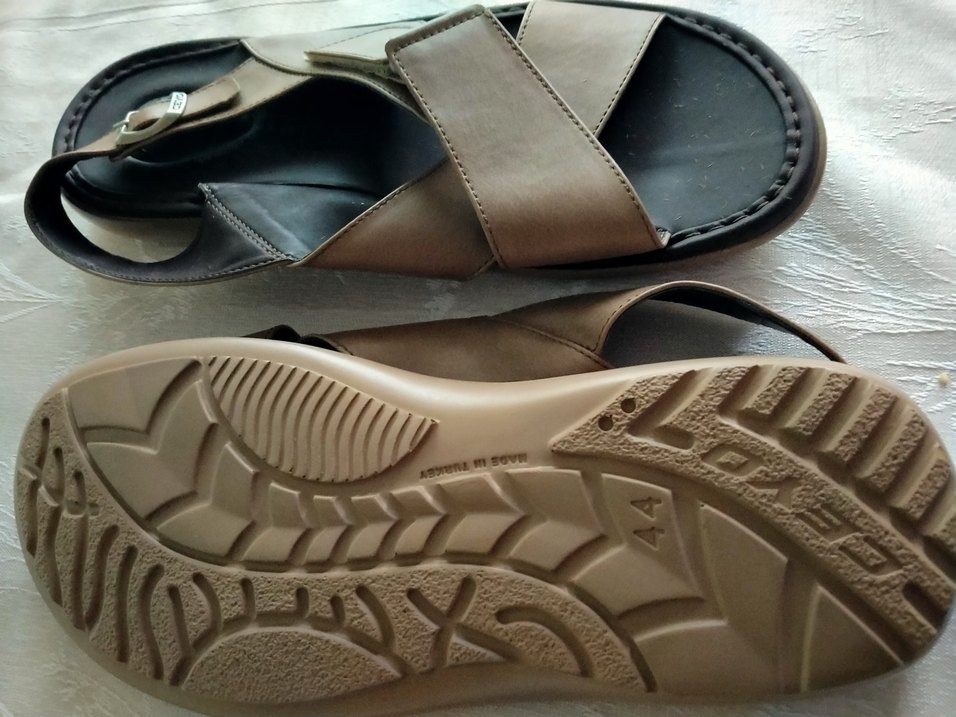 Ceyo kahverengi Erkek Terlik - Görsel 4