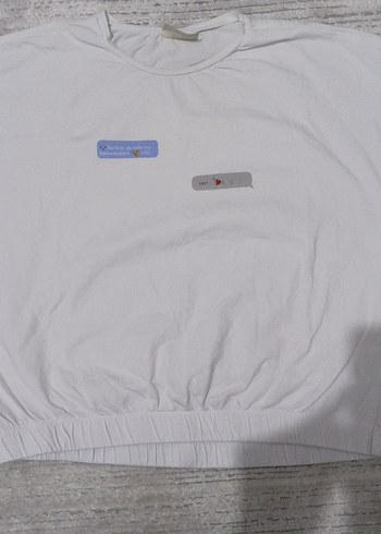 Beyaz Kısa Kollu t shirt - Görsel 2