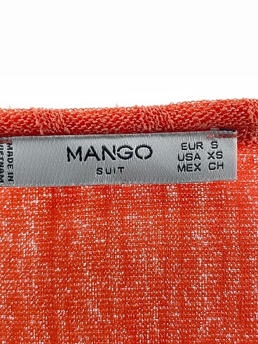 s Beden turuncu Renk Mango Bluz %70 İndirimli.