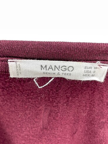 m Beden bordo Renk Mango Sweatshirt %70 İndirimli.