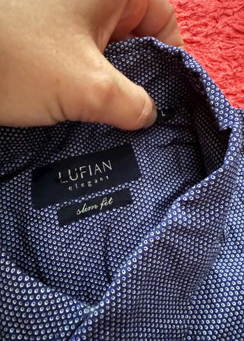 l Beden mavi Renk Gri Erkek Uzun Kollu Düğmeli Gömlek