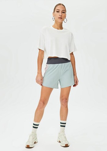 Skechers Mavi Kemerli Şortu - Görsel 6