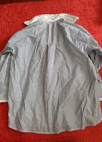s Beden LCW Oversize Çizgili Kadın Gömlek Tunik