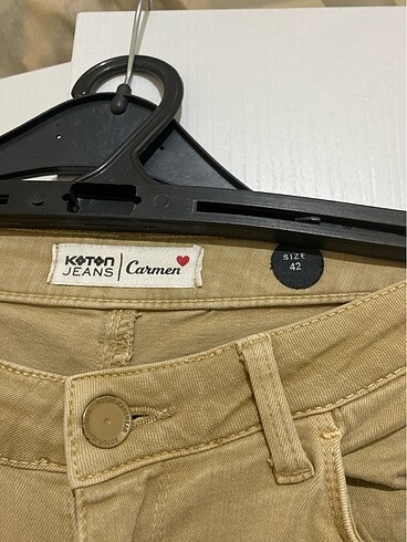 40 Beden ten rengi Renk Koton skinny jean