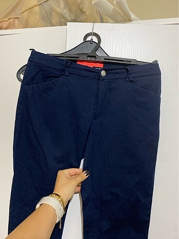 38 Beden Mango pamuklu kumaş pantolon