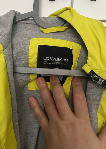 Erkek Çocuk Gri Kapüşonlu Yağmurluk - Görsel 2